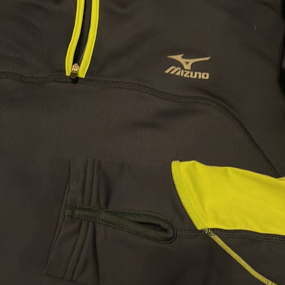 Mizuno Women’s Quarter Zip Sweatshirt medium Blue and Green - Picture 2 of 8